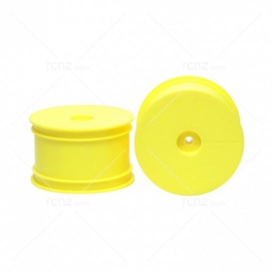 Tamiya - DN-01 Rear Dish Fluro Yellow Wheels  ( 2 pcs) image