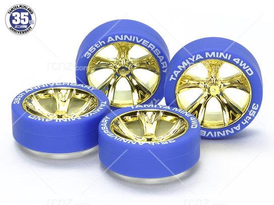 Tamiya - Gold Plated A-Spoke Wheels  image