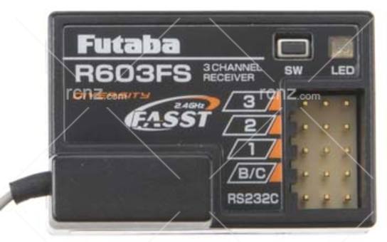 Futaba - R603FS 2.4GHz 3Ch 3PM Receiver image