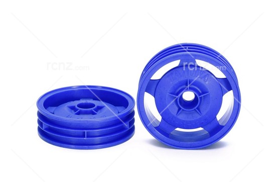 Tamiya - 2WD Buggy Blue Front Star Dish Wheels (2) image