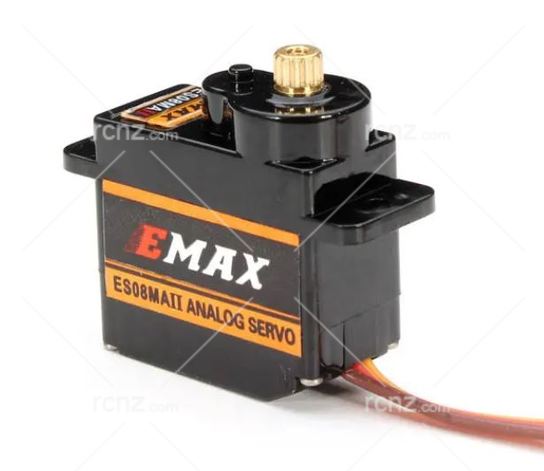 Emax Model - ES08MA-II 12g Mini Metal Geared Servo - RCNZ