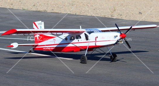 VQ Model - Pilatus PC-6 Porter 26-30cc Swiss Version ARF (Red) image