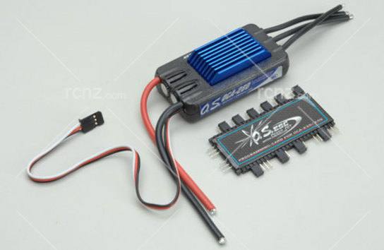 O.S - Brushless ESC OCA-280 (80A) W/ OCP-2 Programmer image