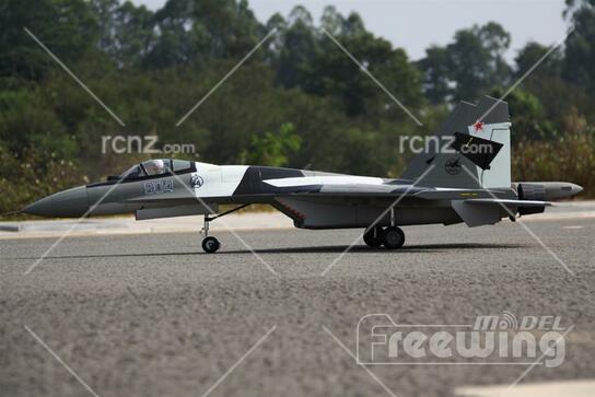 Freewing Model - Su-35 Grey Camo Dual 70mm Ducted Fan PNP image