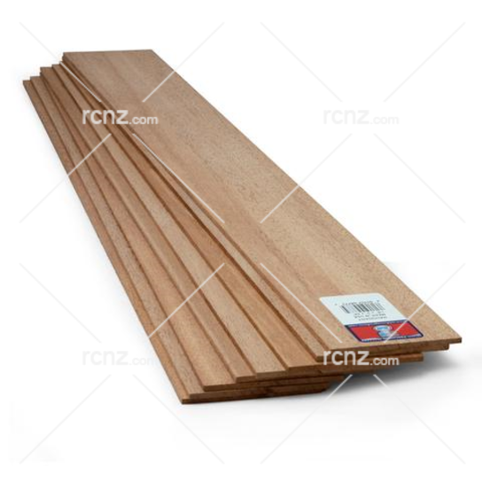 Midwest - Mahogany Sheet 24" 1/32x 3.8x 75mm(15 pcs) image