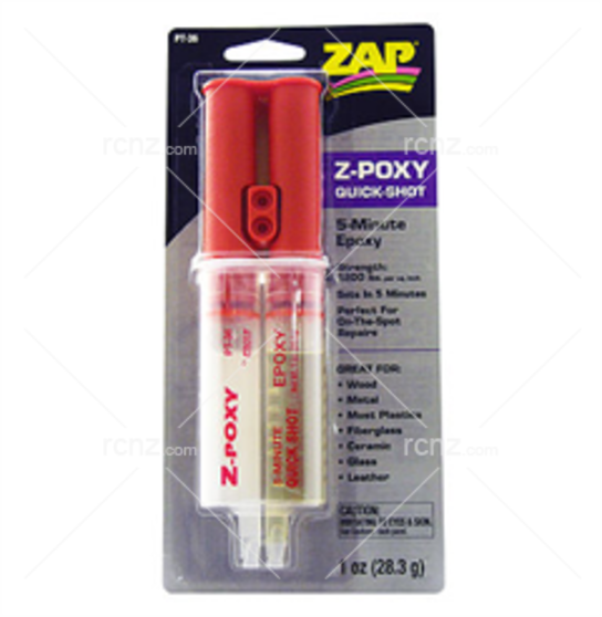 Zap - Z-Poxy 5 Minute Epoxy Syringe 1oz (28g) image