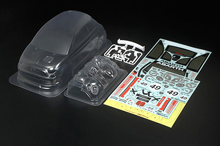 Tamiya - 1/10 Arbarth 500 Assetto Corse Body Parts Set image