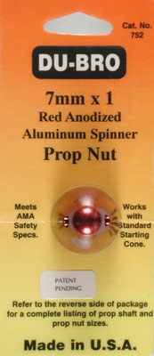 Dubro - 7mm x 1" Alum Spinner Nut image