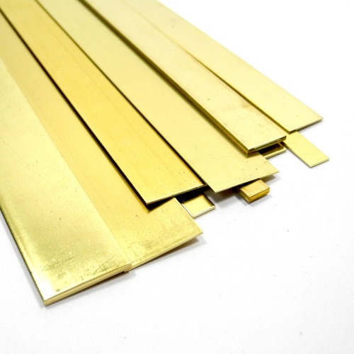 K&S - 1/2 (.016) x 36" Brass Strip (5pcs) image