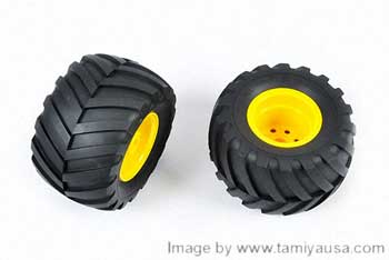 Tamiya - Mad Bull Wheels & Tyres ( 2 pcs) image