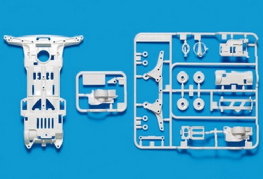 Tamiya - Mini 4WD Super II Rein Chassis White image