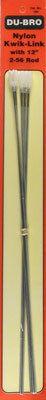 Dubro - Nylon Kwik-Link W/12 2.56 Rod image