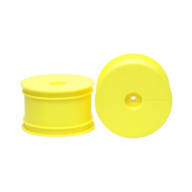 Tamiya - DN-01 Rear Dish Fluro Yellow Wheels ( 2 pcs) image