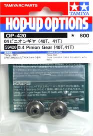 Tamiya - 0.4 Pinion Gear 40T, 41T image