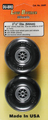 Dubro - 2-1/2" Smooth Wheels image