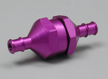 Dubro - Purple In Line Fuel Filter  image
