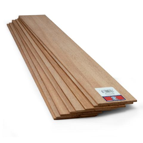 Midwest - Mahogany Sheet 24" 1/4x3 (10pcs) image