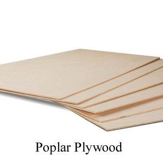 Midwest - Poplar Plywood 1/8" (3mm) 12x6" (1pc) image