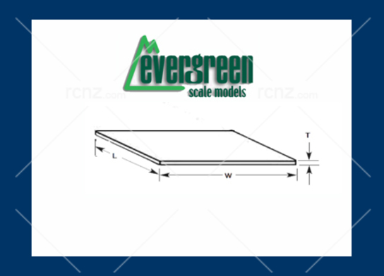 Evergreen - HO Scale Passenger Car Siding 29x15cm x 0.75mm image