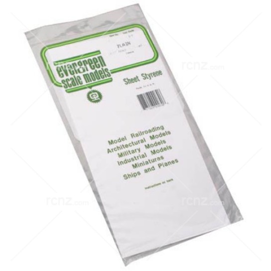 Evergreen - Sheet White 15x29cm x.75mm (2pcs) image
