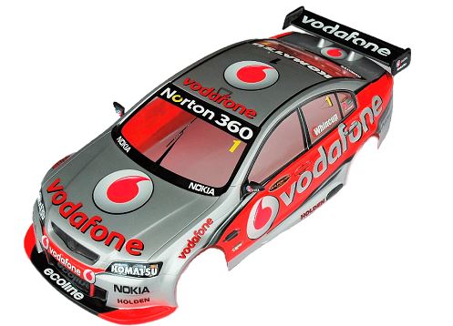  RCNZOOM - 1/10 Holden Commodore Vodafone Clear Lexan Body Set image
